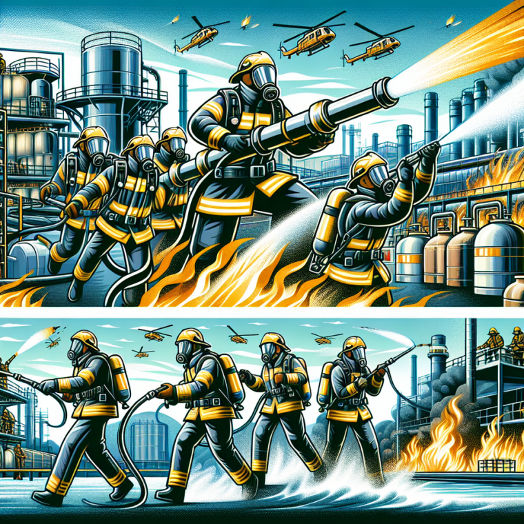 Advanced Firefighting Tactics for Factories & Chemical Plants