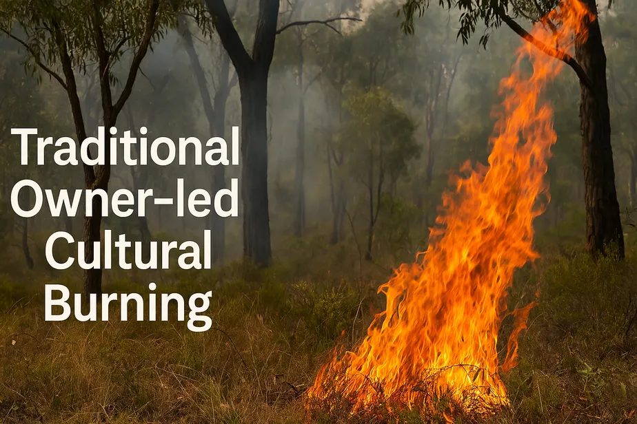 Traditional Owner-led Cultural Burning (Cool Burning) in Australia