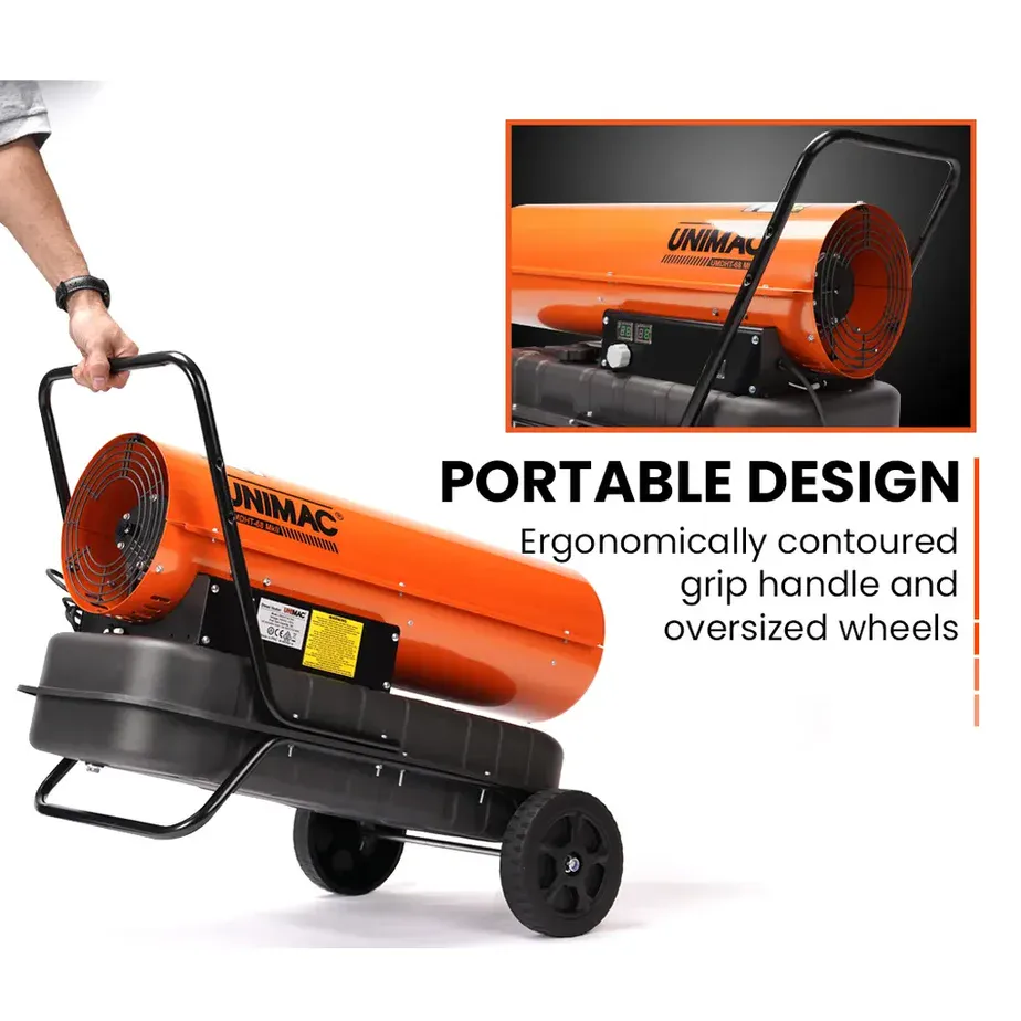 UNIMAC 30kW Diesel Heater in workshop – UNIMAC 30kW Diesel Heater