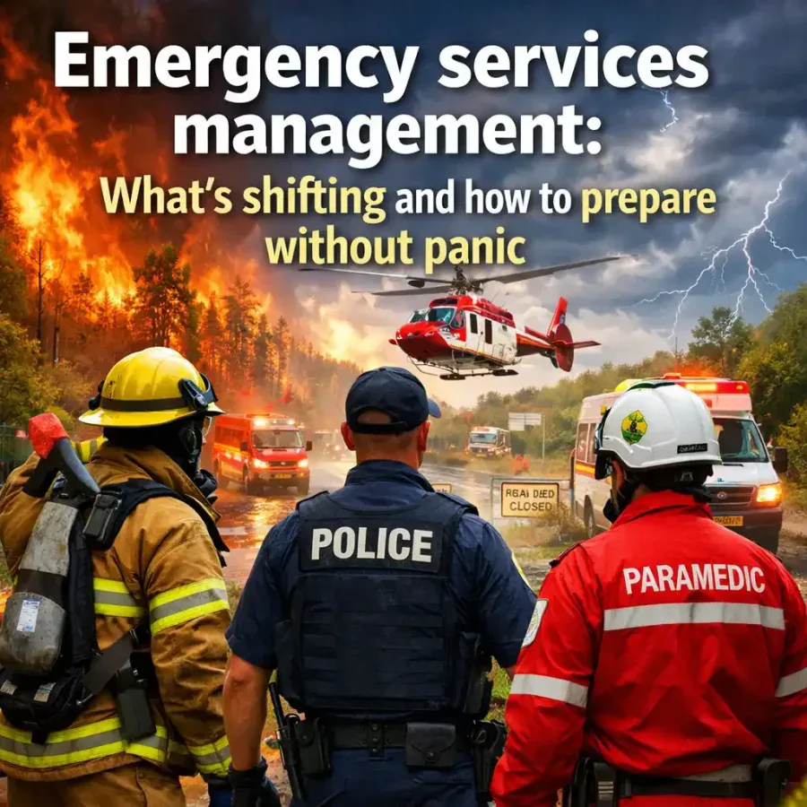 Emergency services management- what’s shifting and how to prepare without panic