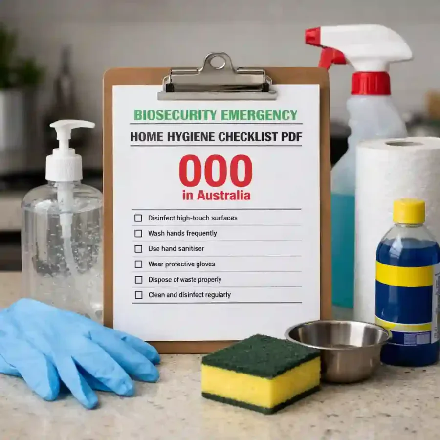 Biosecurity Emergency Home Hygiene Checklist Pdf