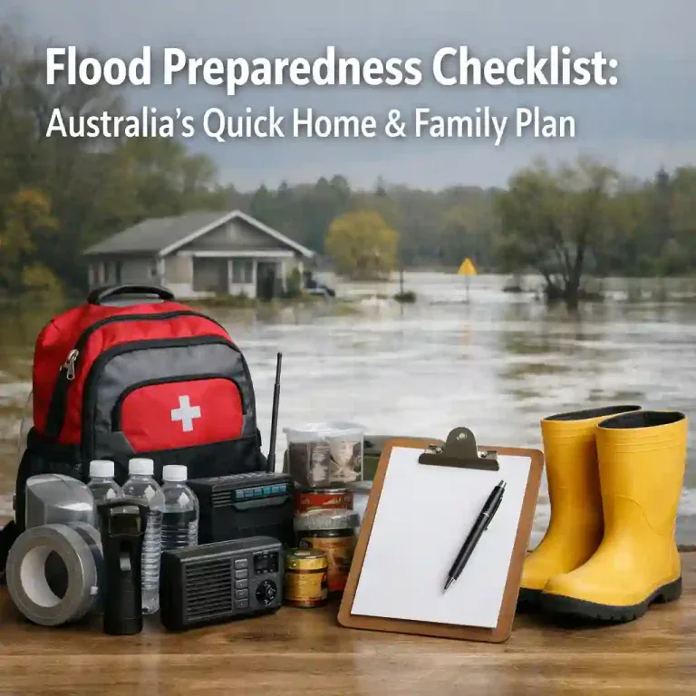 Flood Preparedness Checklist: Australia’s Quick Home & Family Plan