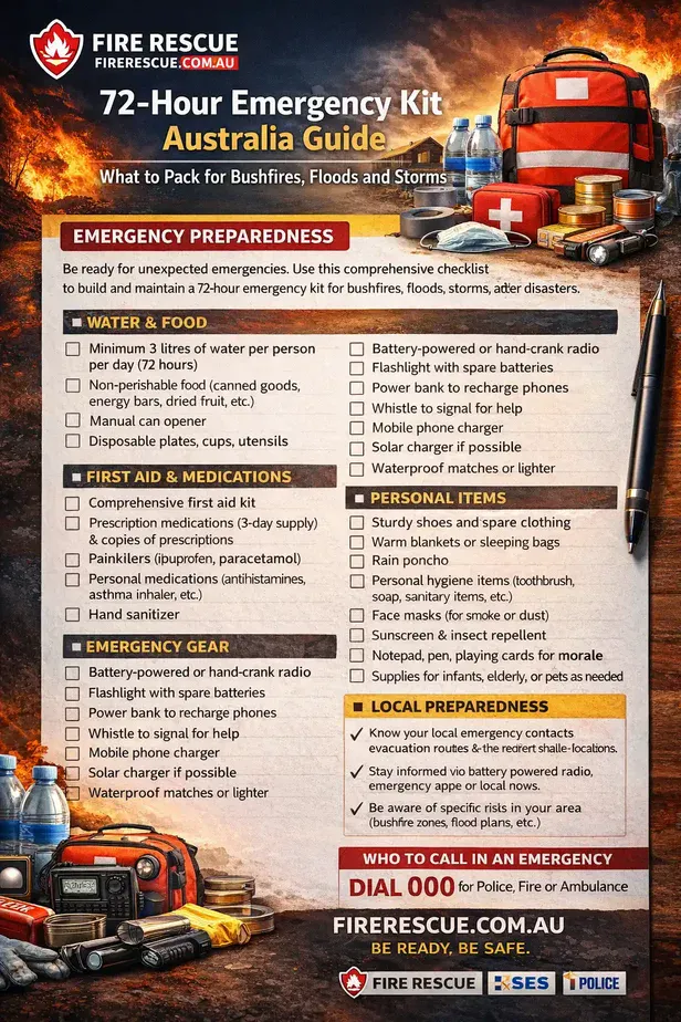 72-Hour Emergency Kit Australia Guide PDF cover
