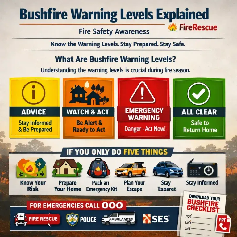 Bushfire Warning Levels Explained | FireRescue