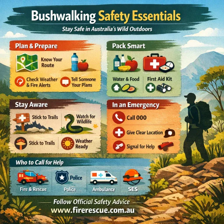 Bushwalking Safety Checklist Australia | FireRescue
