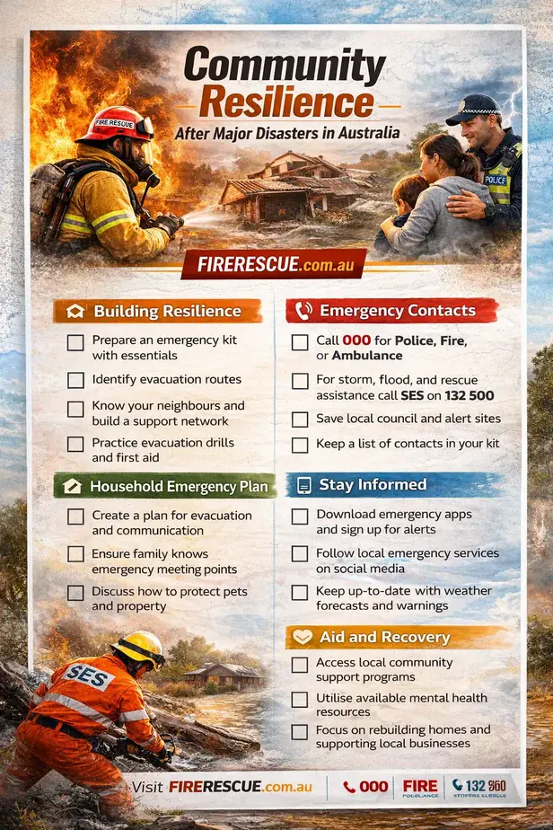 Community Resilience After Major Disasters in Australia guide cover