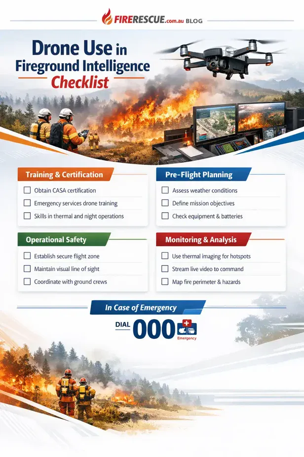 Drone Fireground Intelligence in Australia Practical Emergency Guide cover