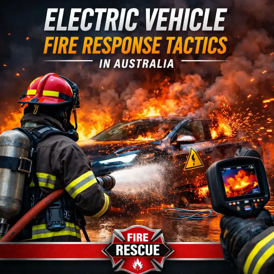 Electric Vehicle Fire Response Tactics in Australia