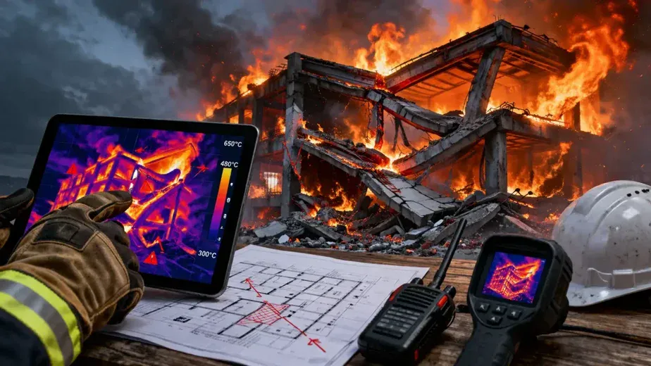 Forecasting collapse during fire operations