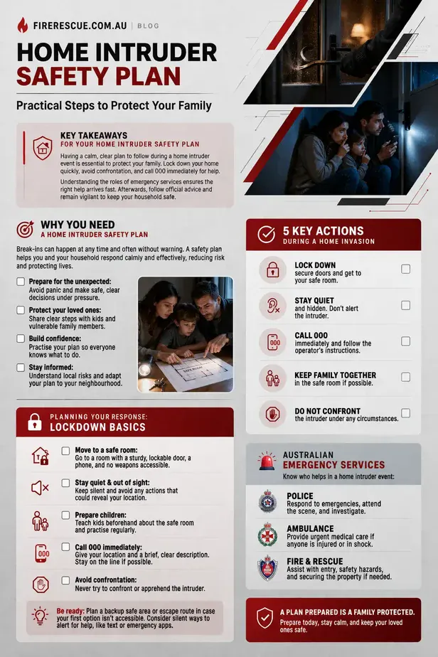 Home Intruder Safety Plan brochure preview