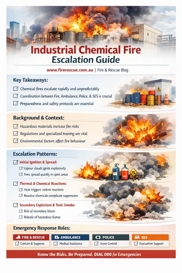 Industrial Chemical Fire Escalation Patterns Australian Guide cover preview