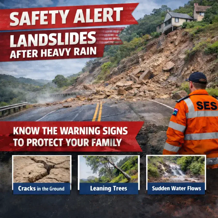 Landslide Warning Signs After Heavy Rain