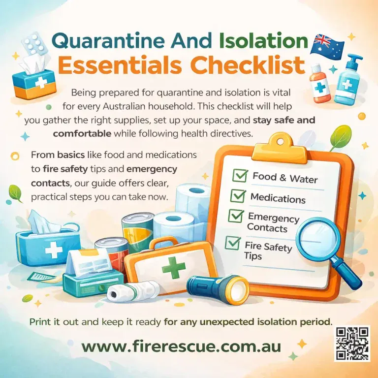 Quarantine And Isolation Essentials Checklist | FireRescue