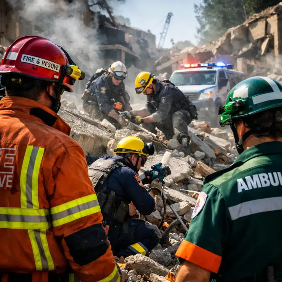 Urban Search and Rescue in Collapse Zones Australia, Emergency Services Safety Guide
