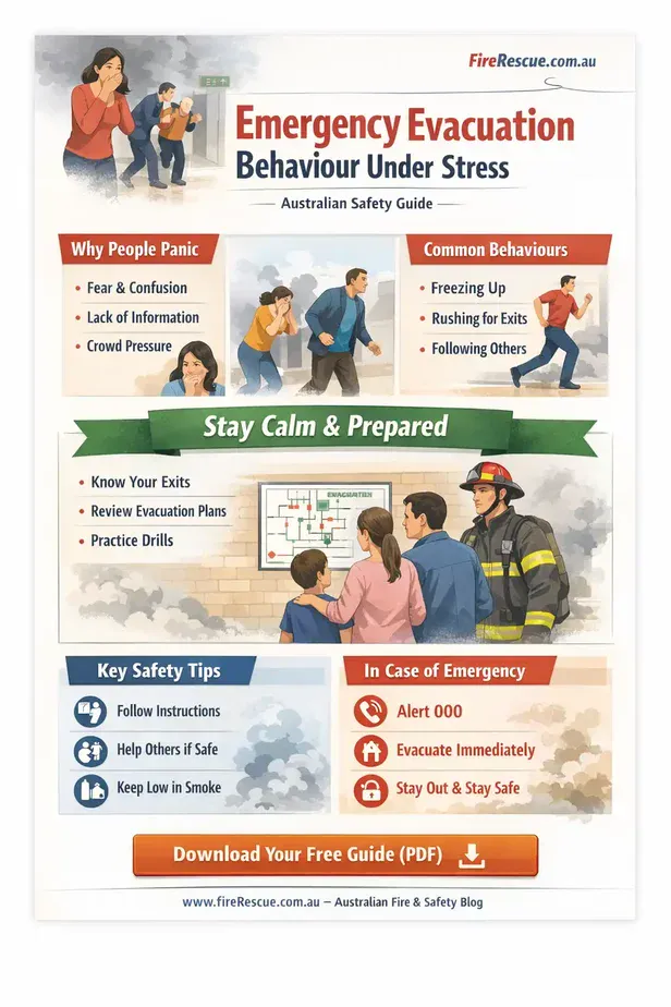 Emergency Evacuation Behaviour Under Stress Australian Safety Guide preview