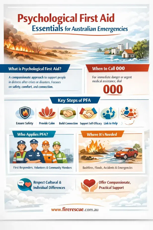 Psychological First Aid Essentials for Australian Emergencies guide preview