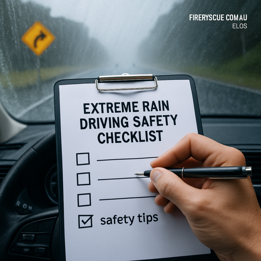 Extreme Rain Driving Safety Checklist featured image