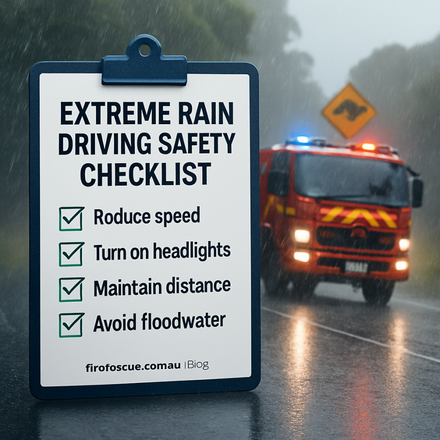 Extreme Rain Driving Safety Checklist featured image