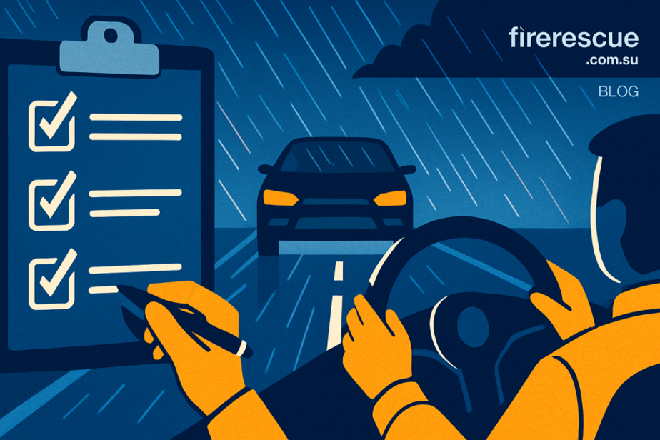 Extreme Rain Driving Safety Checklist inline image