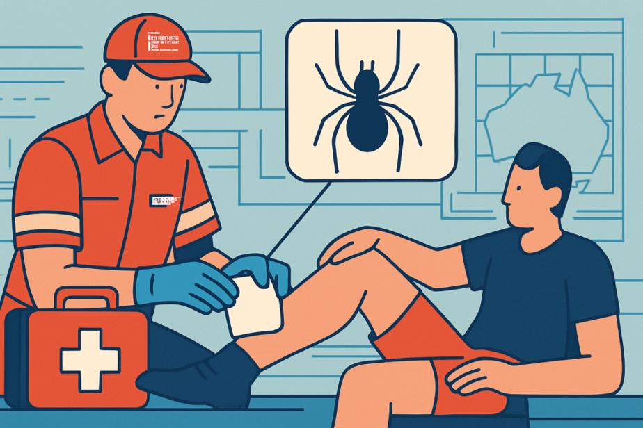 Spider Bite First Aid Australia inline image