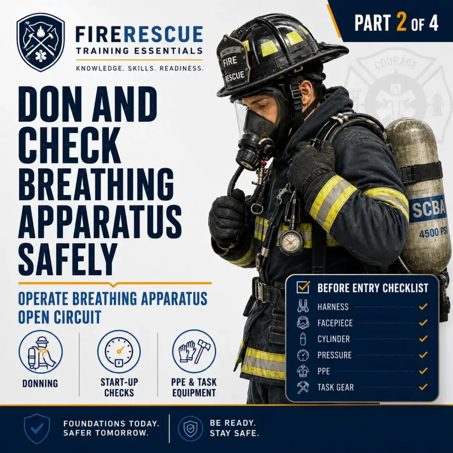 Don and Check Breathing Apparatus Safely