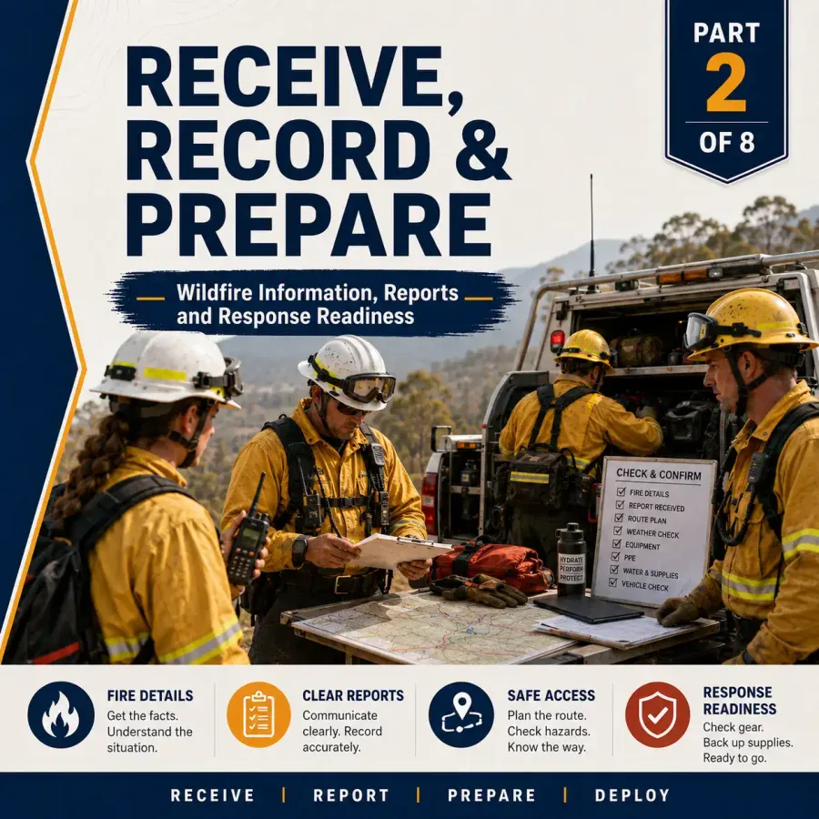 Receive, Record and Prepare, Part 2 of 8, Wildfire Information, Reports and Response Readiness
