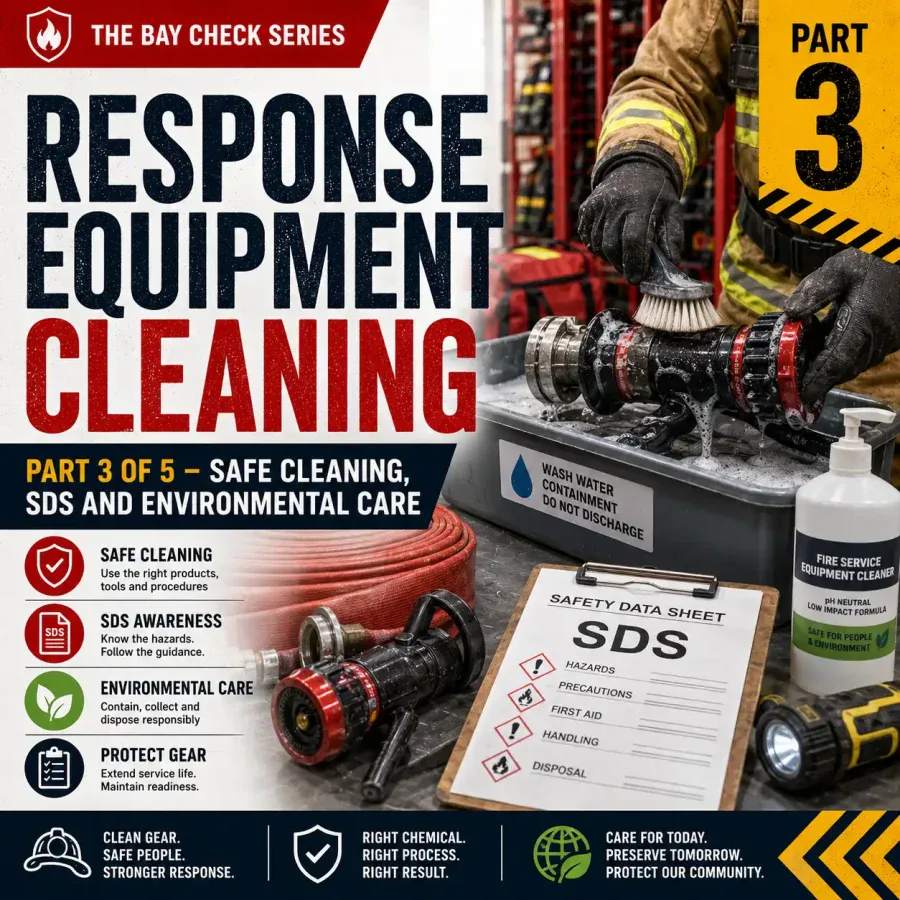 Response Equipment Cleaning, Part 3 of 5 Safe Cleaning, SDS and Environmental Care