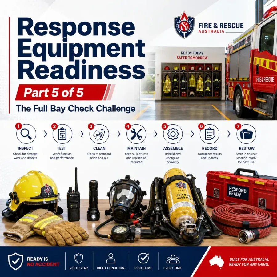 Response Equipment Readiness, Part 5 of 5, The Full Bay Check Challenge