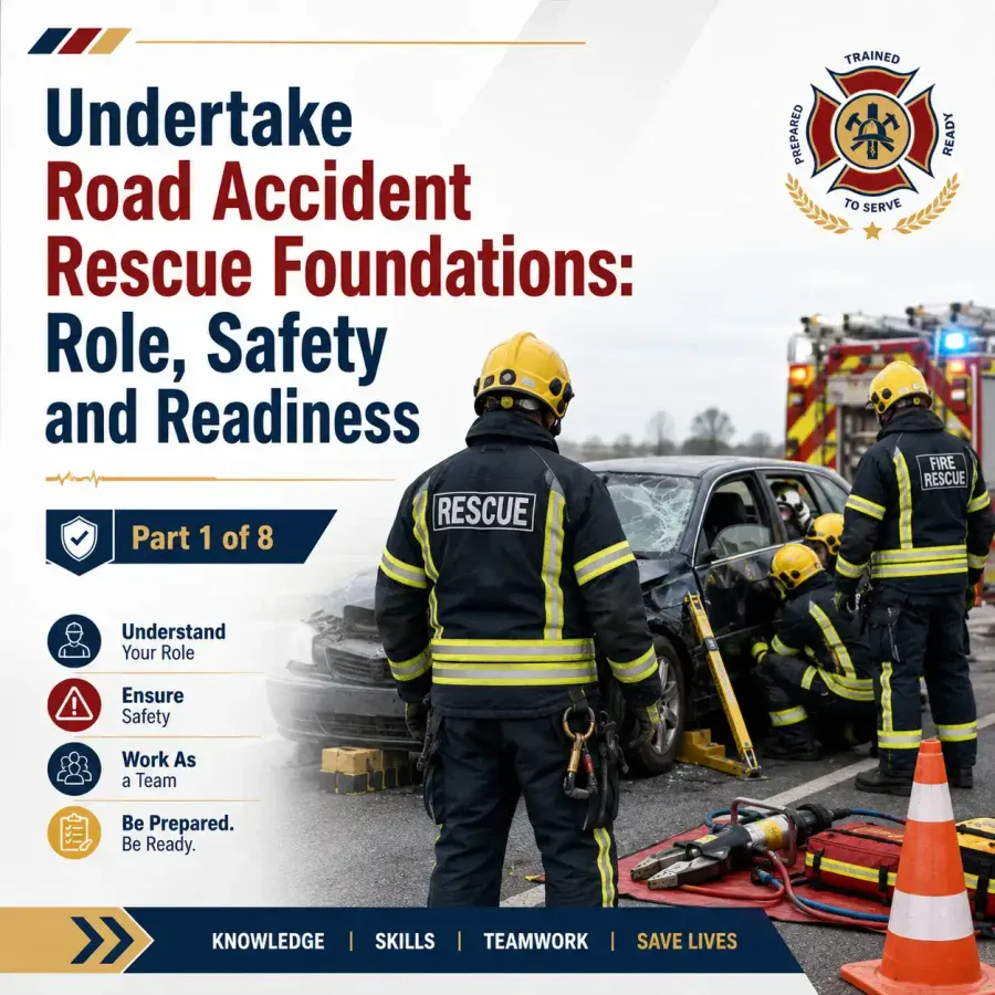 Undertake Road Accident Rescue Foundations, Part 1 of 8, Role, Safety and Readiness