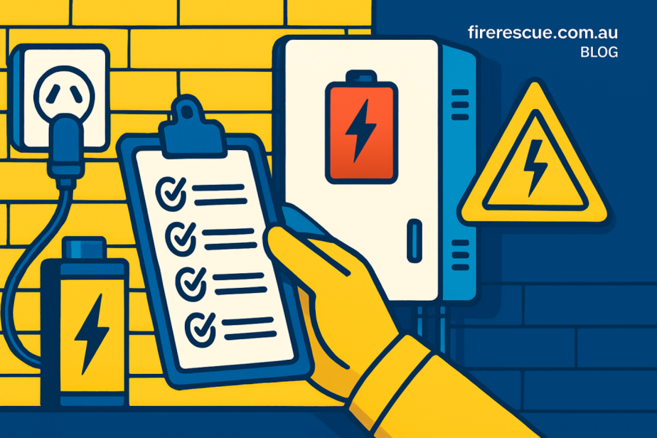 Battery Storage And Charging Safety Checklist inline image