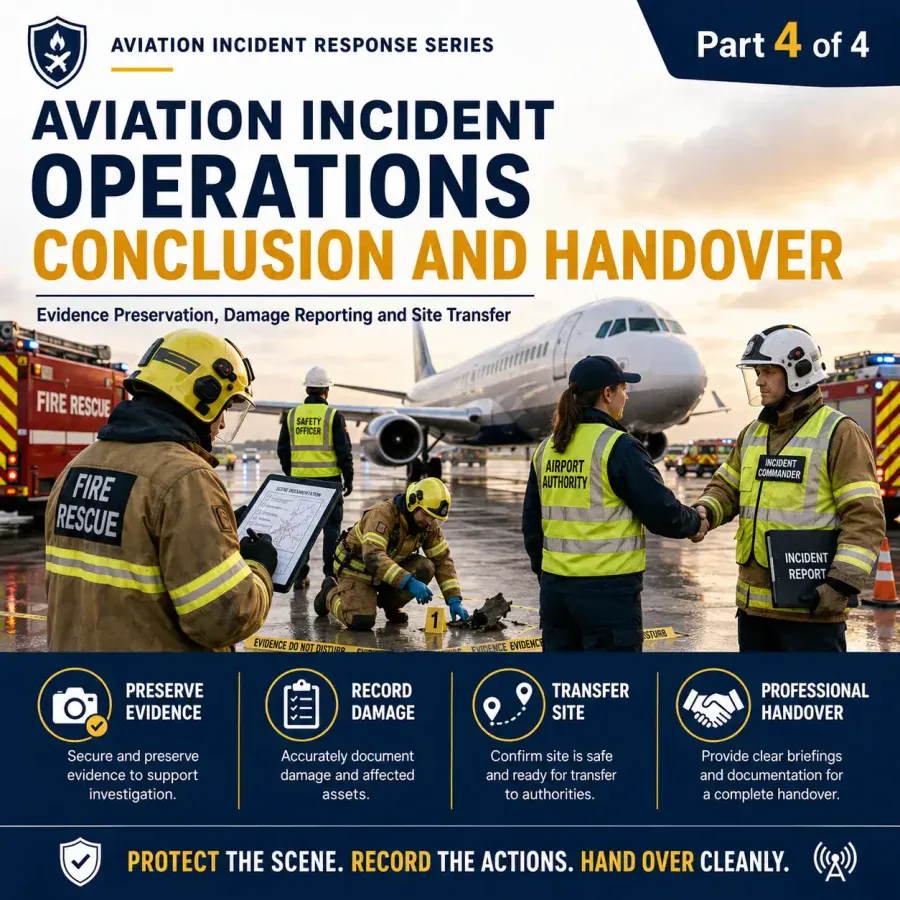 Aviation Incident Operations Conclusion and Handover, Part 4 of 4