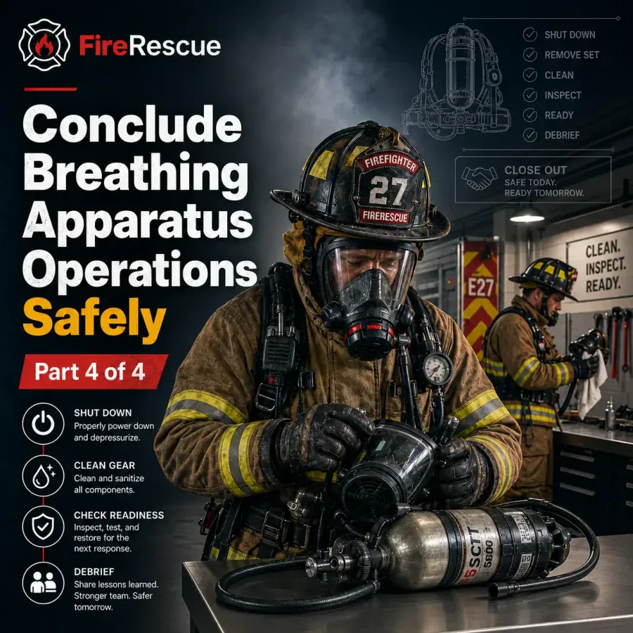 Conclude Breathing Apparatus Operations Safely Part 4 of 4
