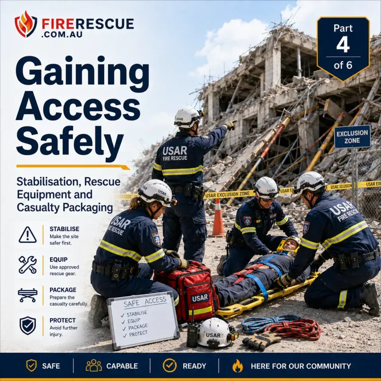 Gaining Access Safely, Part 4 of 6, Stabilisation, Rescue Equipment and Casualty Packaging
