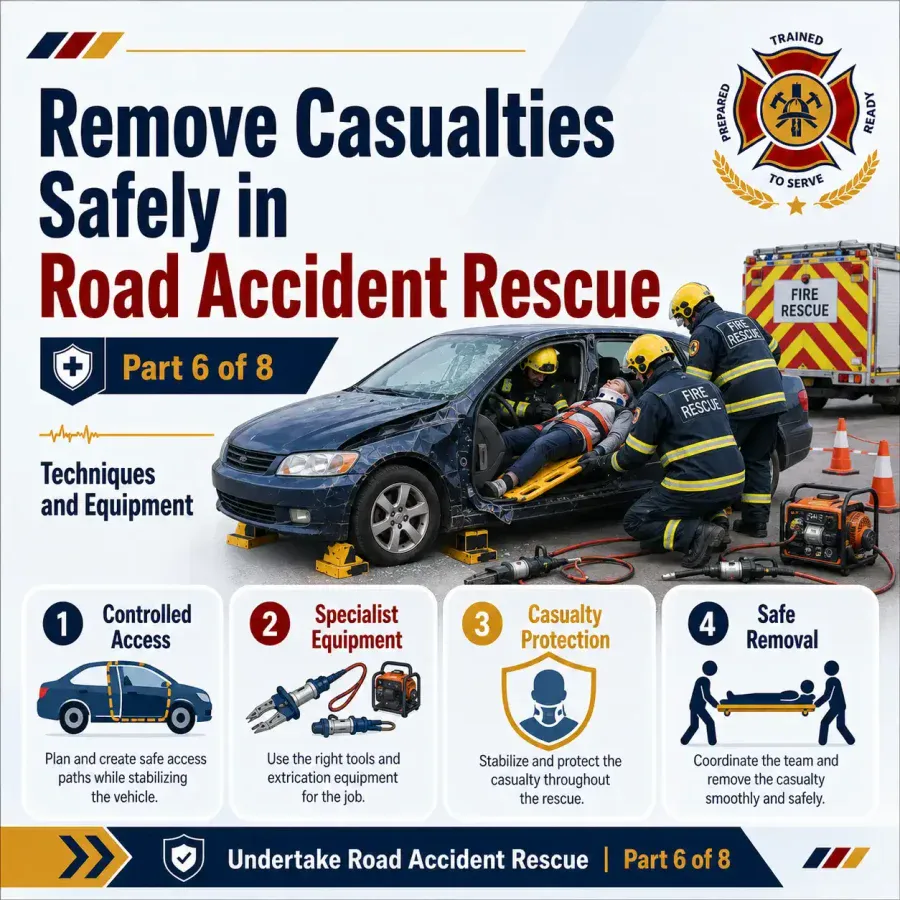 Remove Casualties Safely in Road Accident Rescue, Part 6 of 8, Techniques and Equipment