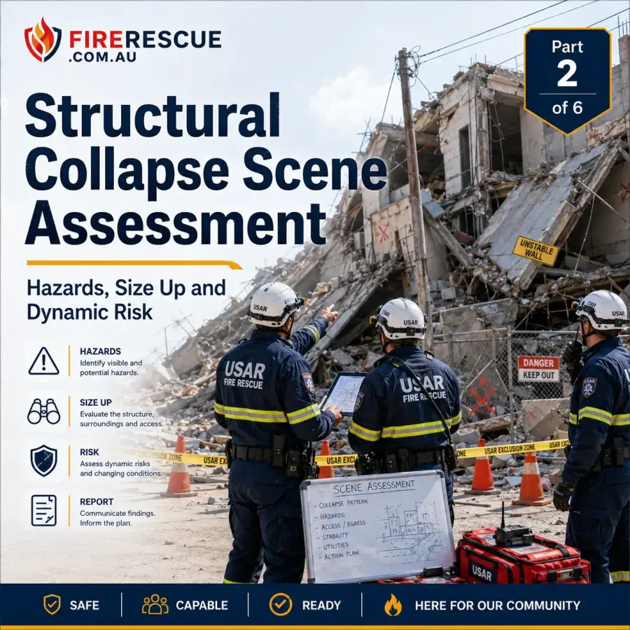 Structural Collapse Scene Assessment , Part 2 of 6, Hazards, Size Up and Dynamic Risk
