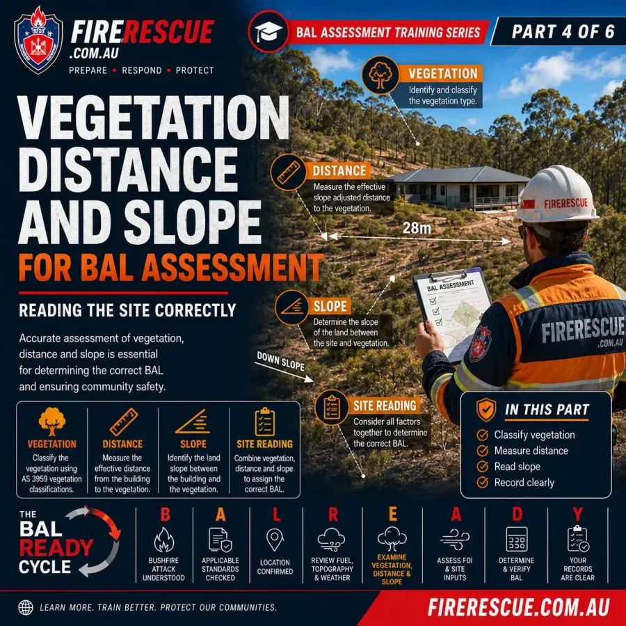 Vegetation Distance and Slope for BAL Assessment, Part 4 of 6
