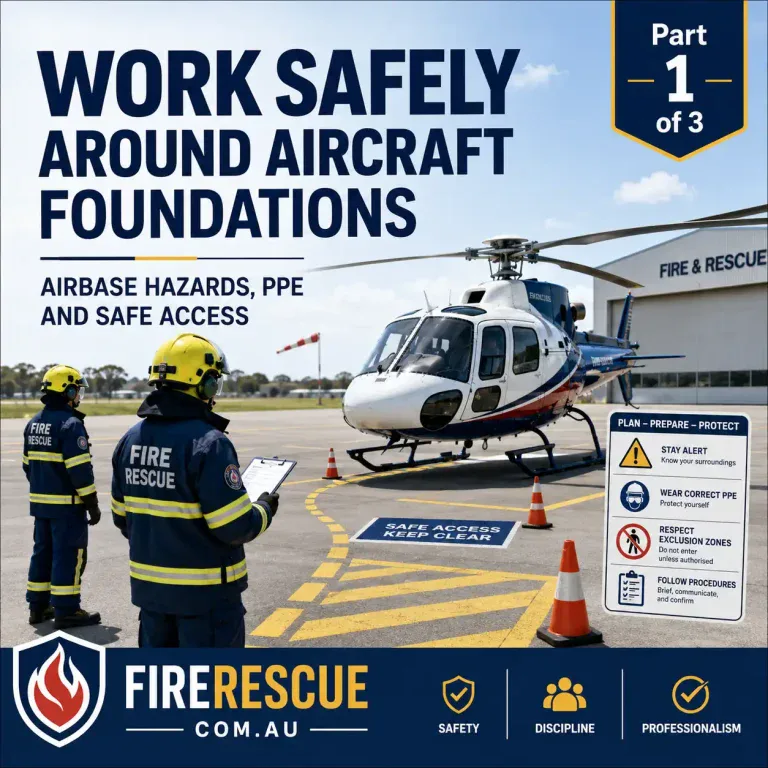 Work Safely Around Aircraft Foundations — Airbase Hazards, PPE and Safe Access