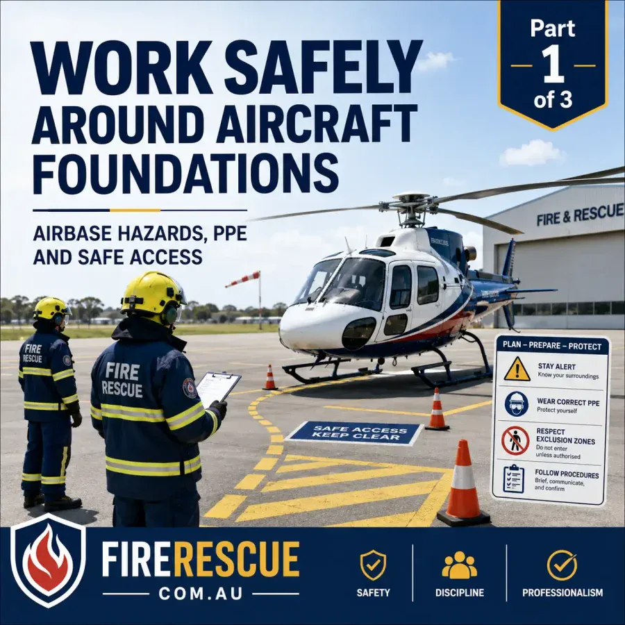 Work Safely Around Aircraft Foundations — Airbase Hazards, PPE and Safe Access