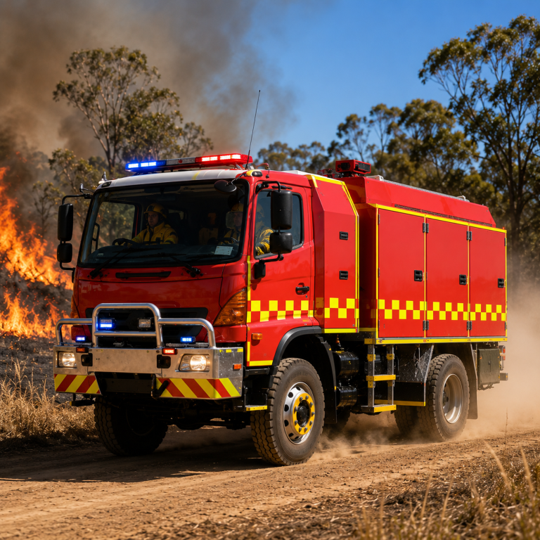 Bushfire Response Through Dust and Smoke
