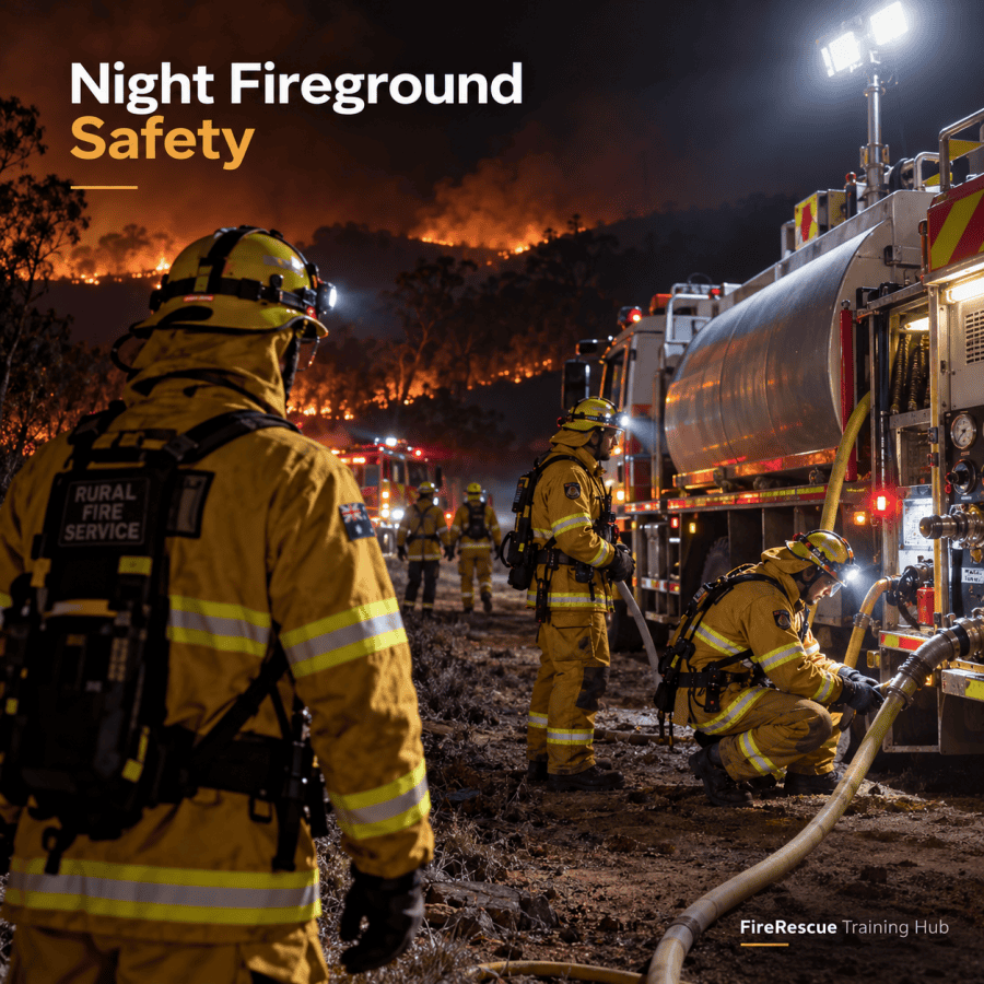 Night operations change the fireground